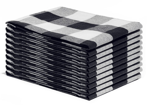 Plaid Kitchen Towels - College Bath and Body