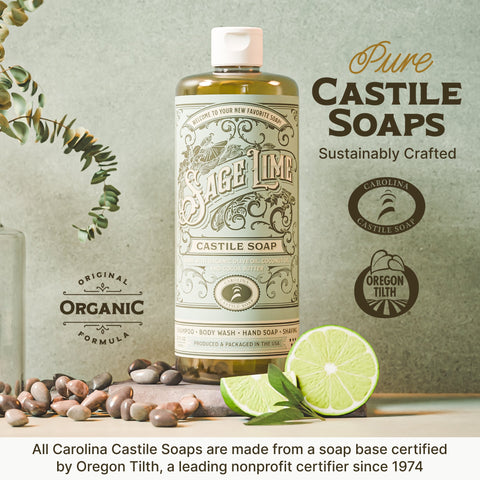 Sage Lime Castile Soap - College Bath and Body