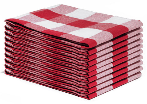 Plaid Kitchen Towels - College Bath and Body
