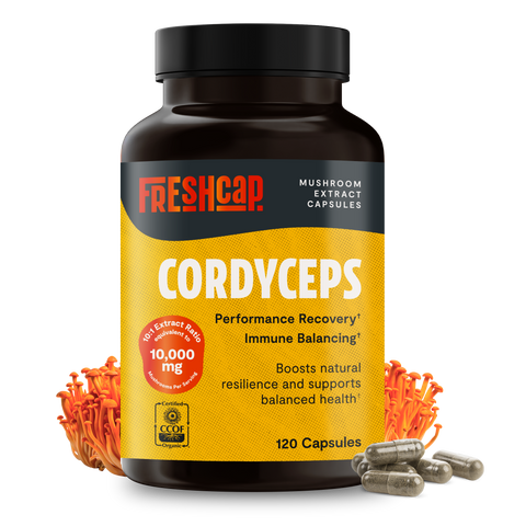 Cordyceps Mushroom Extract Capsules - College Bath and Body