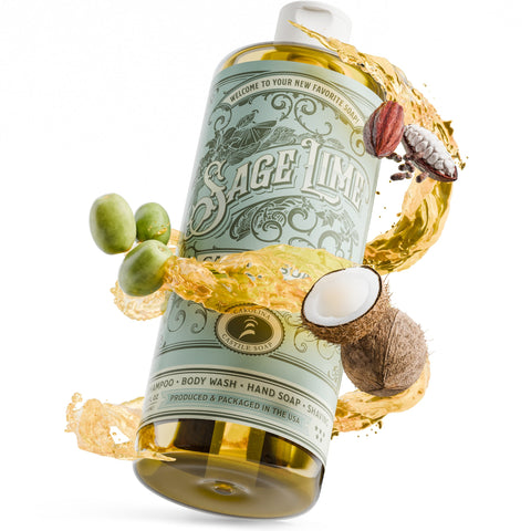 Sage Lime Castile Soap - College Bath and Body