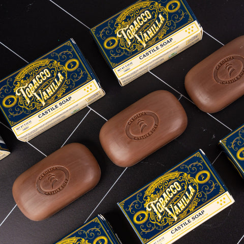 Castile Bar Soap - Tobacco Vanilla - College Bath and Body