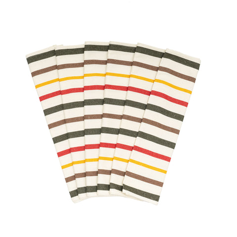 Striped Kitchen Towels - College Bath and Body