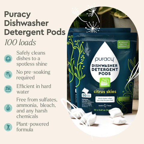 Dishwasher Detergent Pods - College Bath and Body