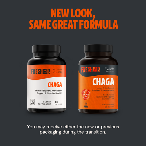 Chaga Mushroom Extract Capsules - College Bath and Body