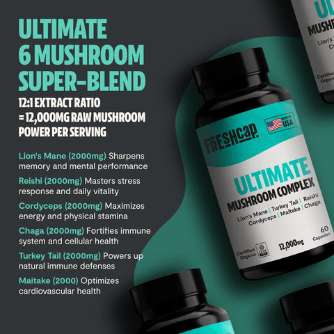 Ultimate Mushroom Complex Capsules - College Bath and Body