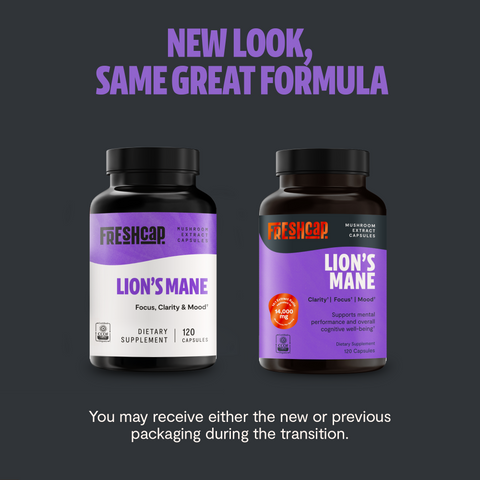 Lion's Mane Mushroom Extract Capsules - College Bath and Body