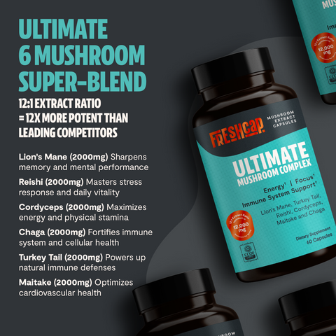 Ultimate Mushroom Complex Capsules - College Bath and Body