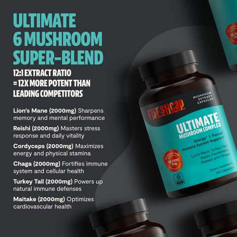 Ultimate Mushroom Complex Capsules - College Bath and Body