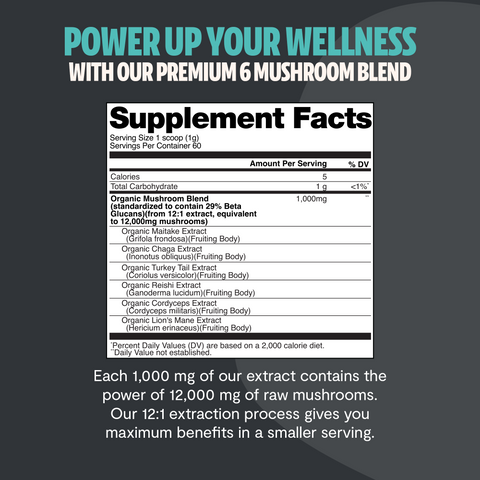 Ultimate Mushroom Complex Powder - College Bath and Body