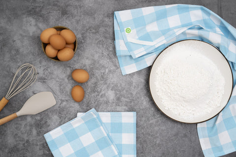 Plaid Kitchen Towels - College Bath and Body