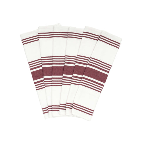 Striped Kitchen Towels - College Bath and Body