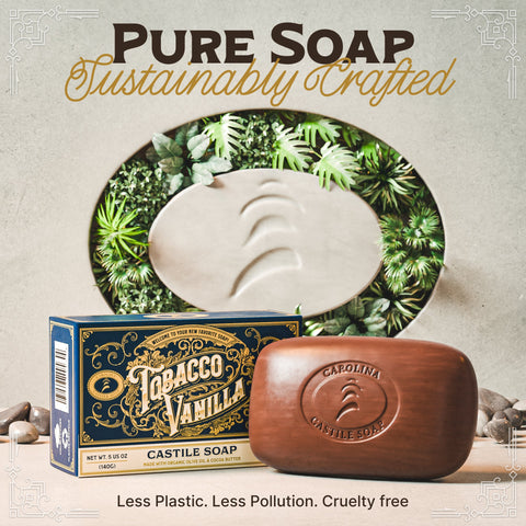 Castile Bar Soap - Tobacco Vanilla - College Bath and Body