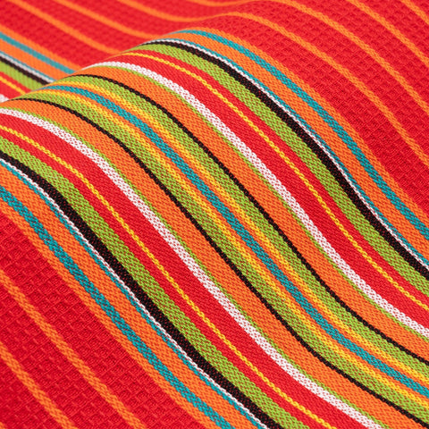 Salsa Stripe Kitchen Towels - College Bath and Body