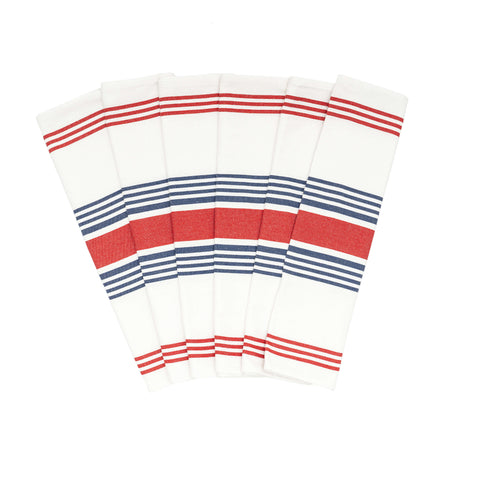 Striped Kitchen Towels - College Bath and Body