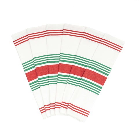 Striped Kitchen Towels - College Bath and Body