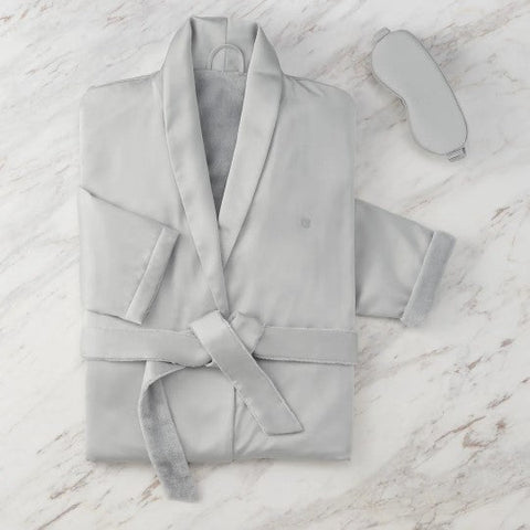 Clean Design Home® Satin Robe with Eyemask Gift Set - College Bath and Body