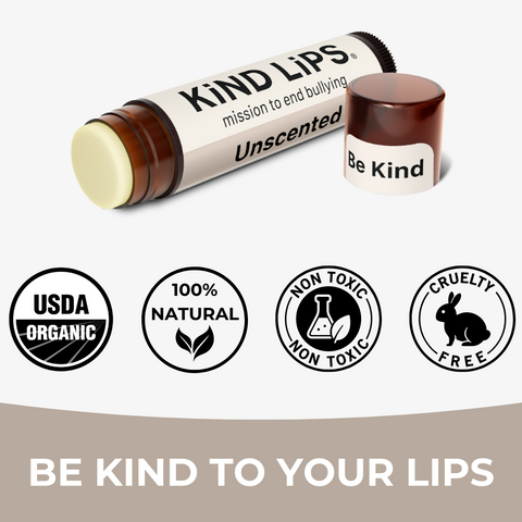 Unscented Organic Lip Balm - College Bath and Body