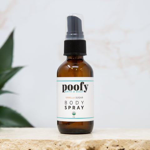 Vanilla Sugar Body Spray Organic - College Bath and Body