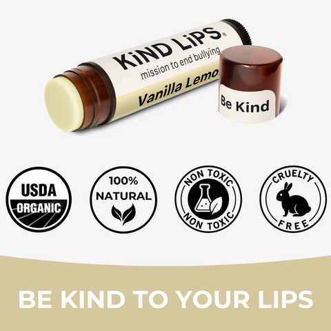 Vanilla Lemon Organic Lip Balm - College Bath and Body